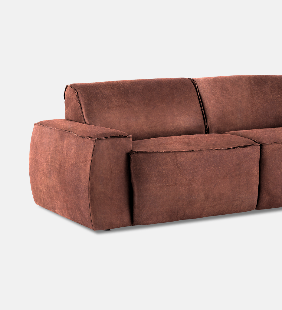 Congo Leather 3 Seater (13309)