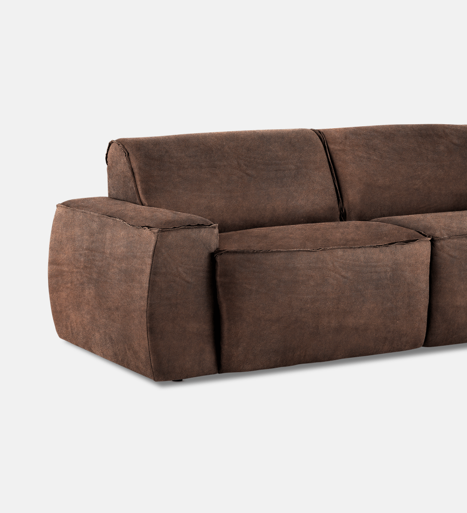 Congo Leather 3 Seater (13363)