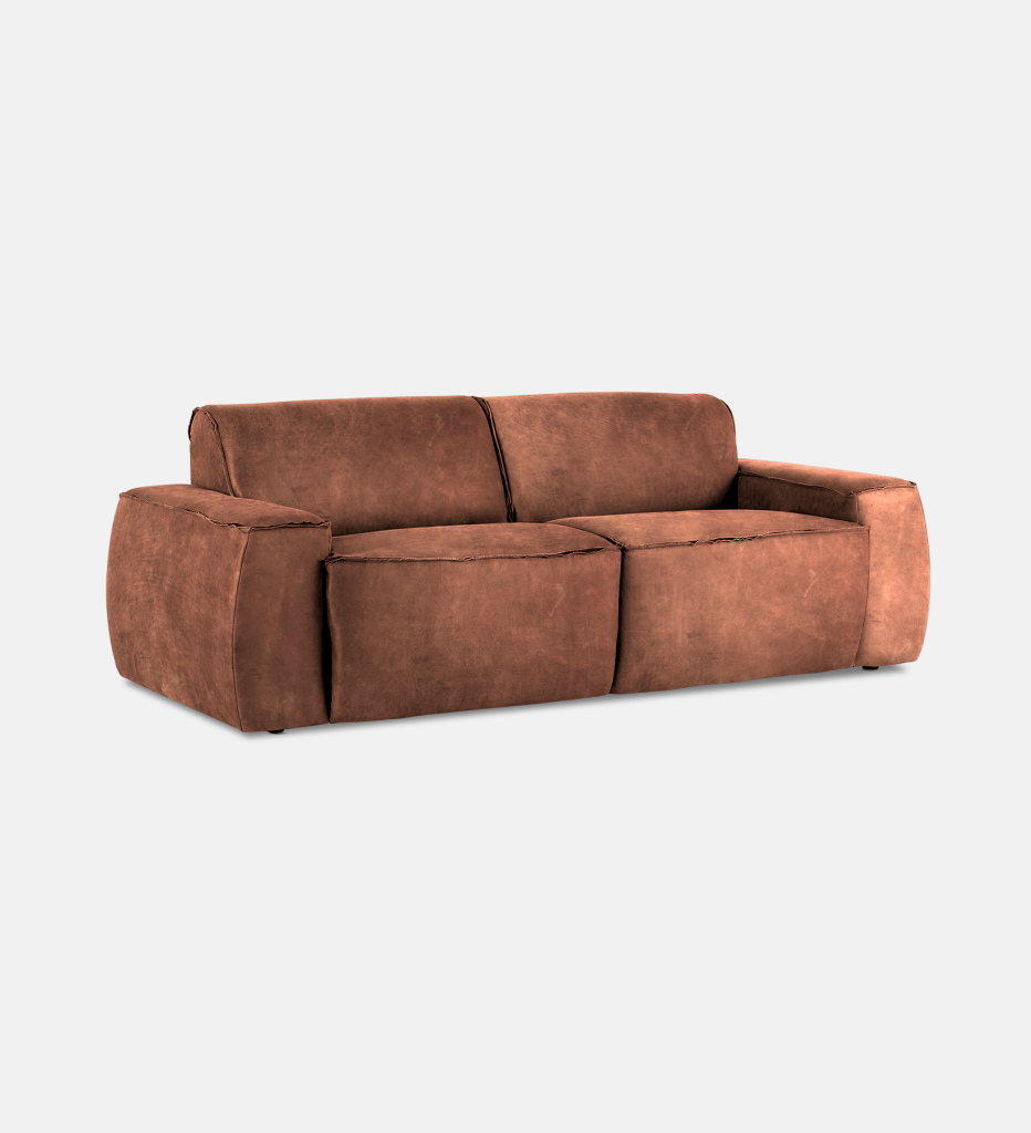 Congo Leather 3 Seater (13491)