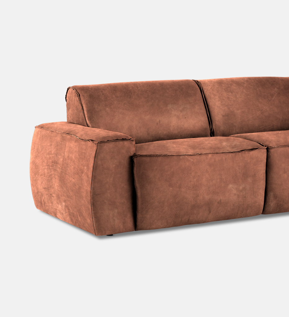 Congo Leather 3 Seater (13492)