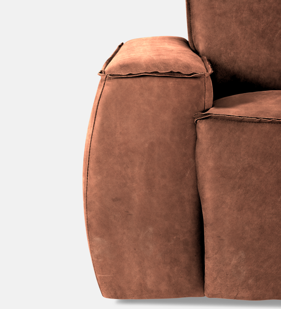 Congo Leather 3 Seater (13494)