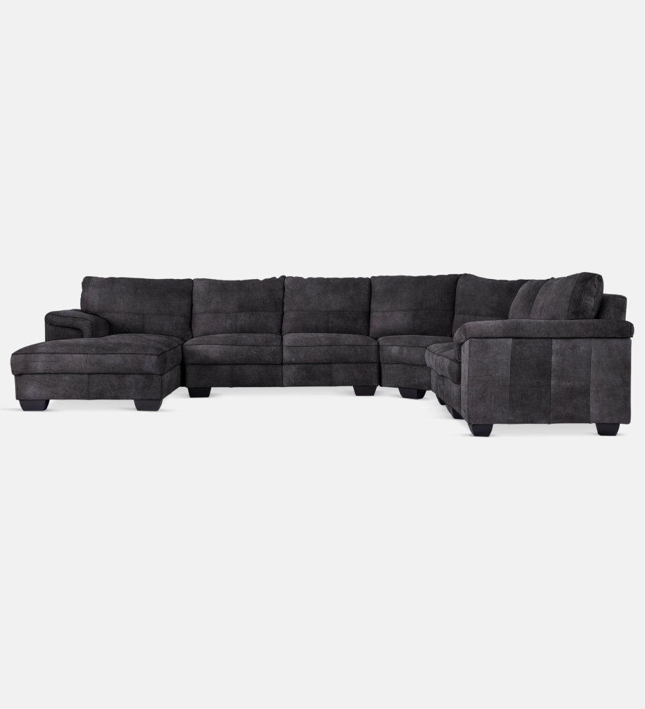 Breen Leather Slouch With Daybed Left (40127)