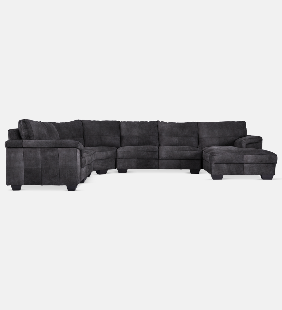 Breen Leather Slouch With Daybed Right (39745)
