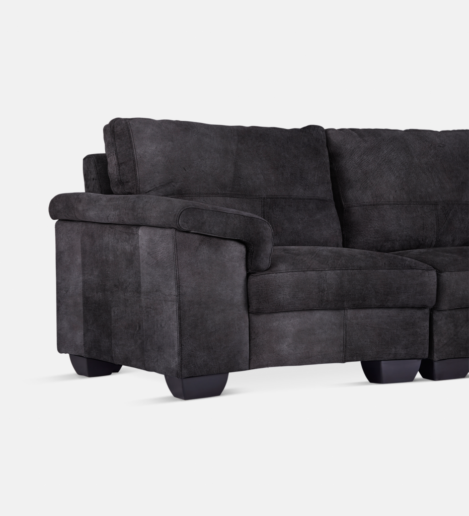 Breen Leather Slouch With Daybed Right (39864)