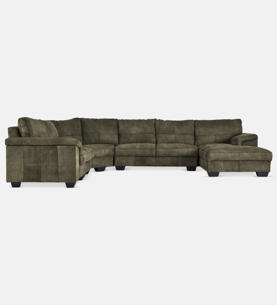 Breen Leather Slouch With Daybed Right (39746)