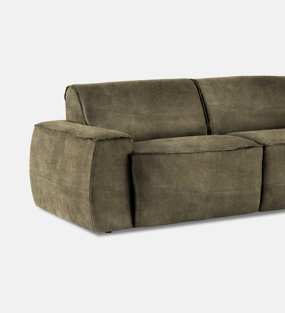 Congo Leather 3 Seater (13706)