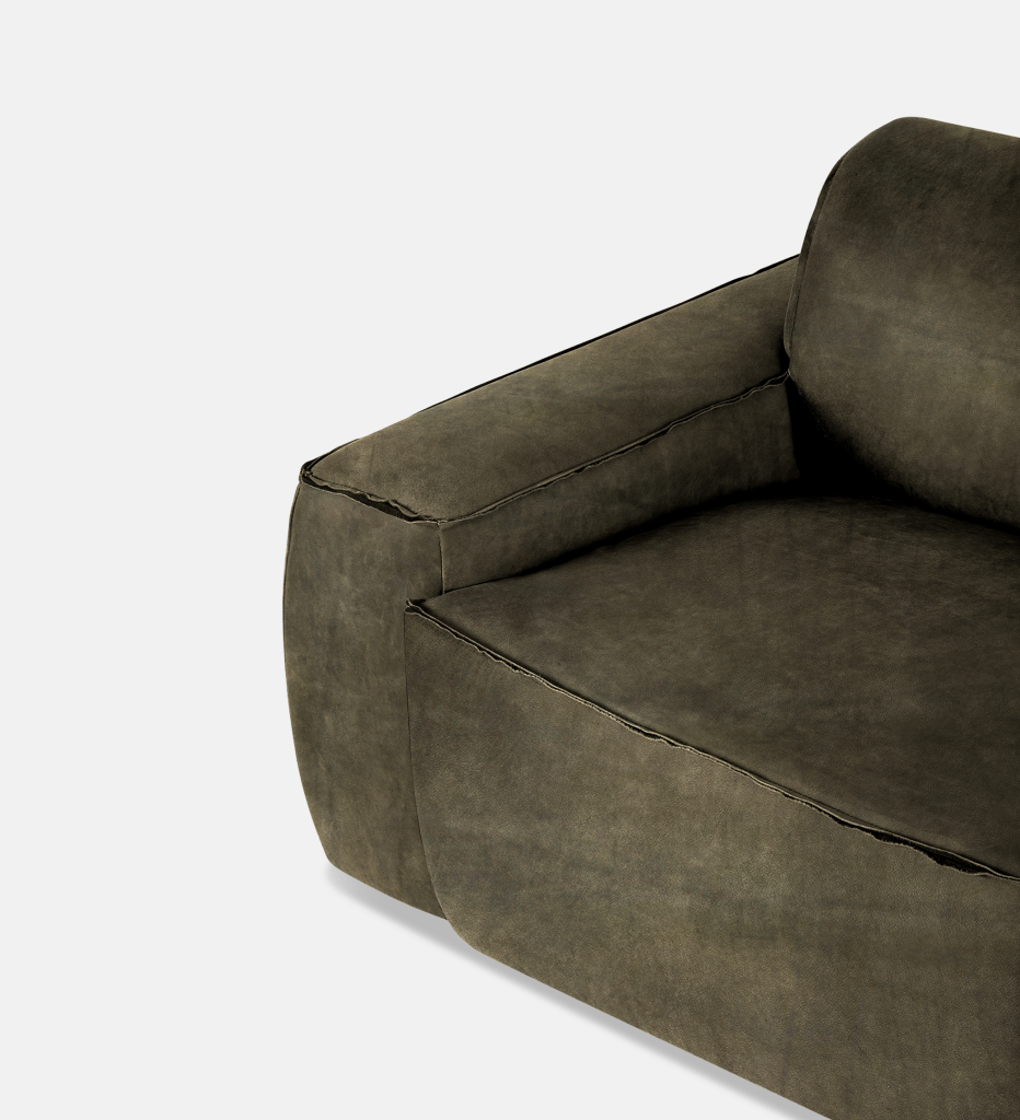 Congo Leather 3 Seater (13707)