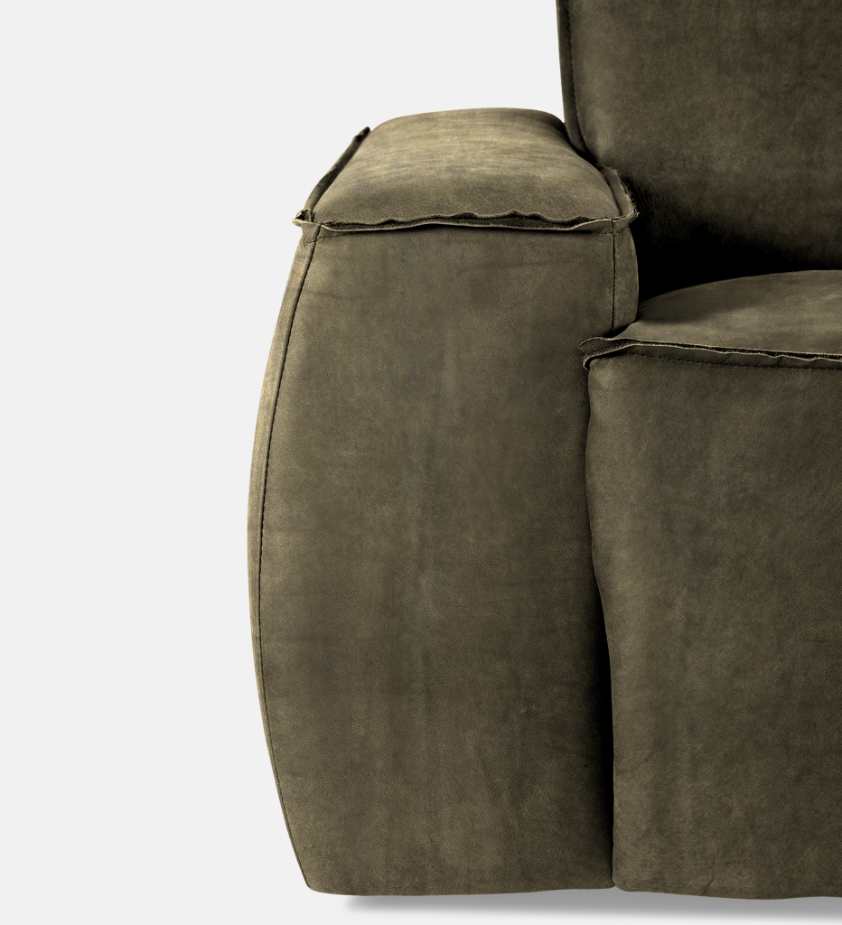 Congo Leather 3 Seater (13708)