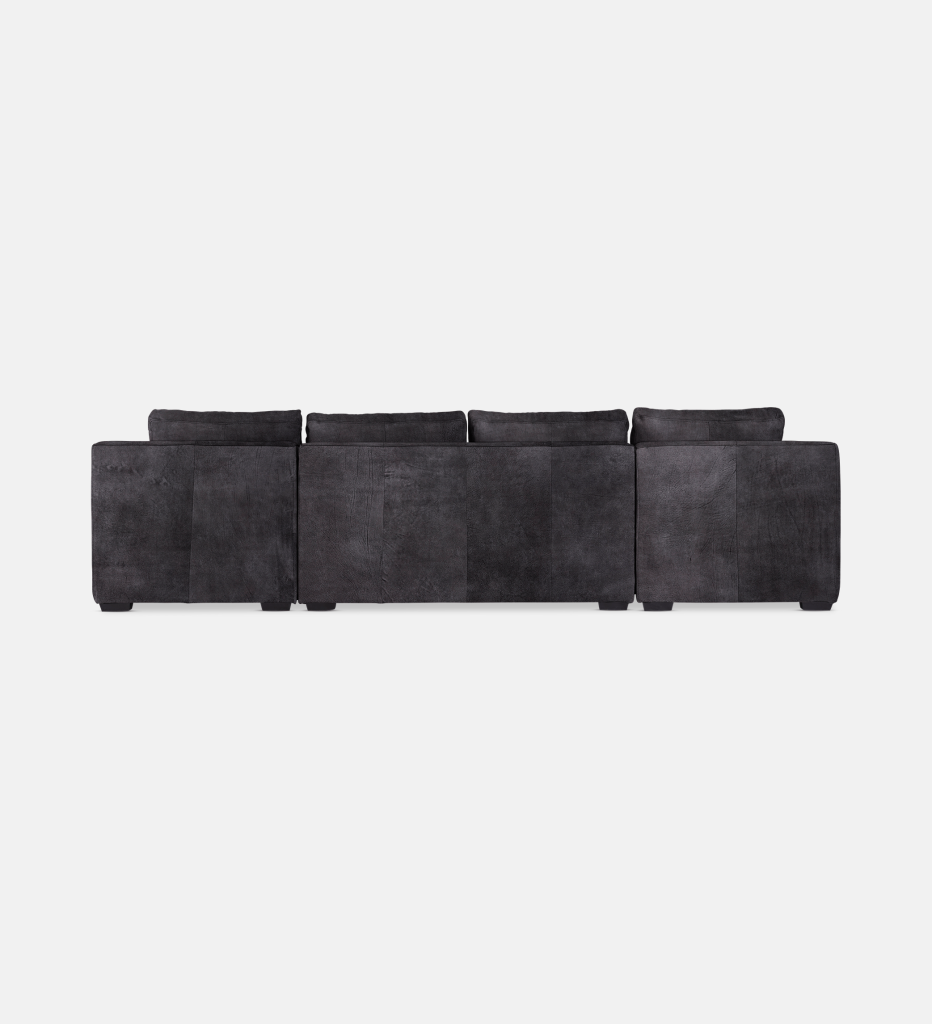 Lodge Leather Slouch With Daybed (26713)