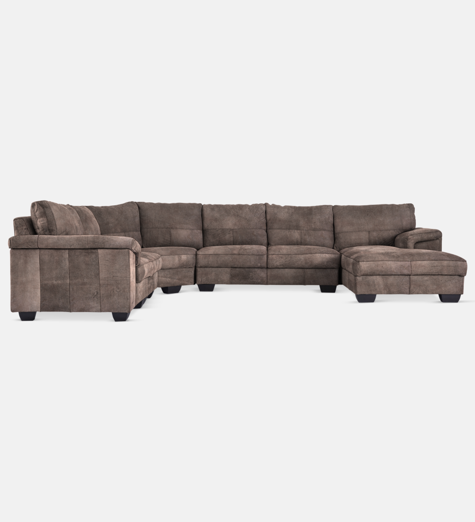 Breen Leather Slouch With Daybed Right (39747)