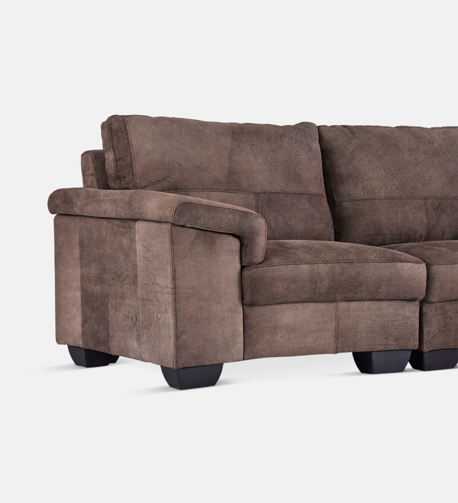 Breen Leather Slouch With Daybed Right (39886)