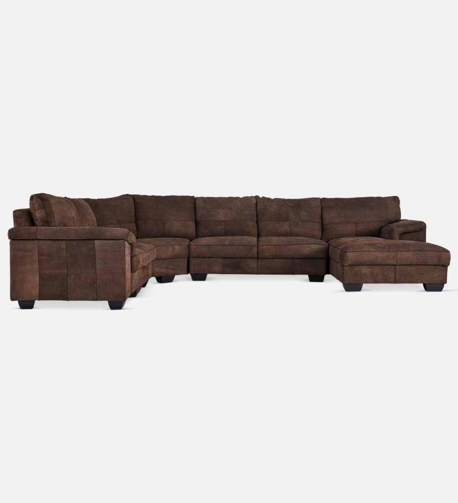 Breen Leather Slouch With Daybed Right (39748)
