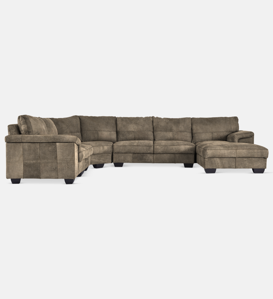 Breen Leather Slouch With Daybed Right (39749)