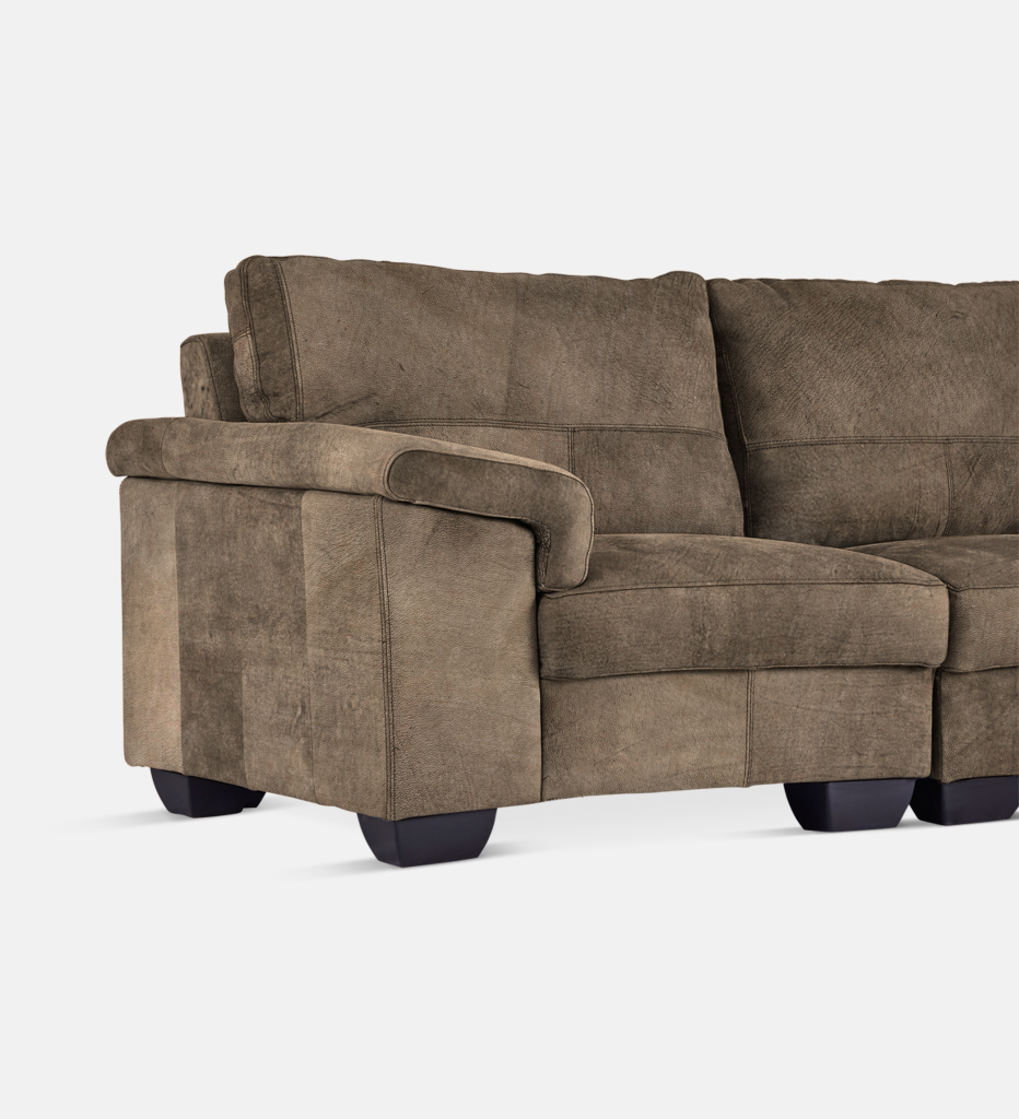 Breen Leather Slouch With Daybed Right (39896)