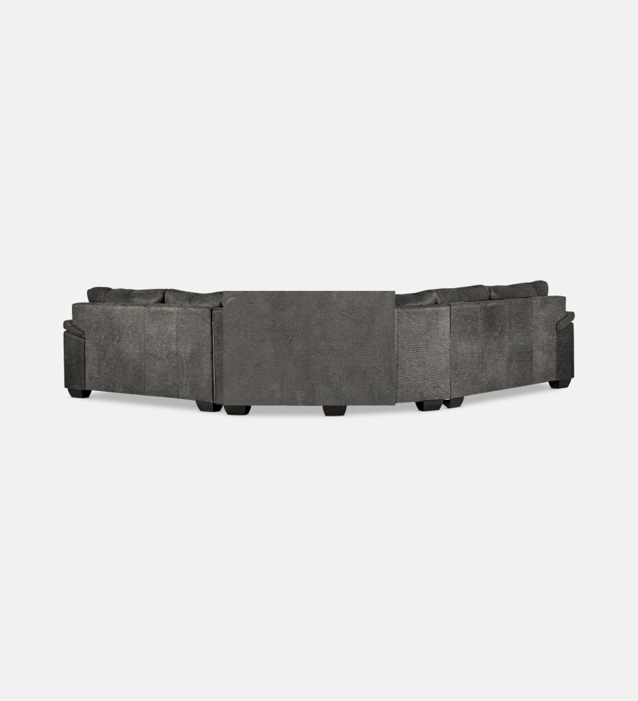 Breen Leather Slouch With Daybed Right (39903)