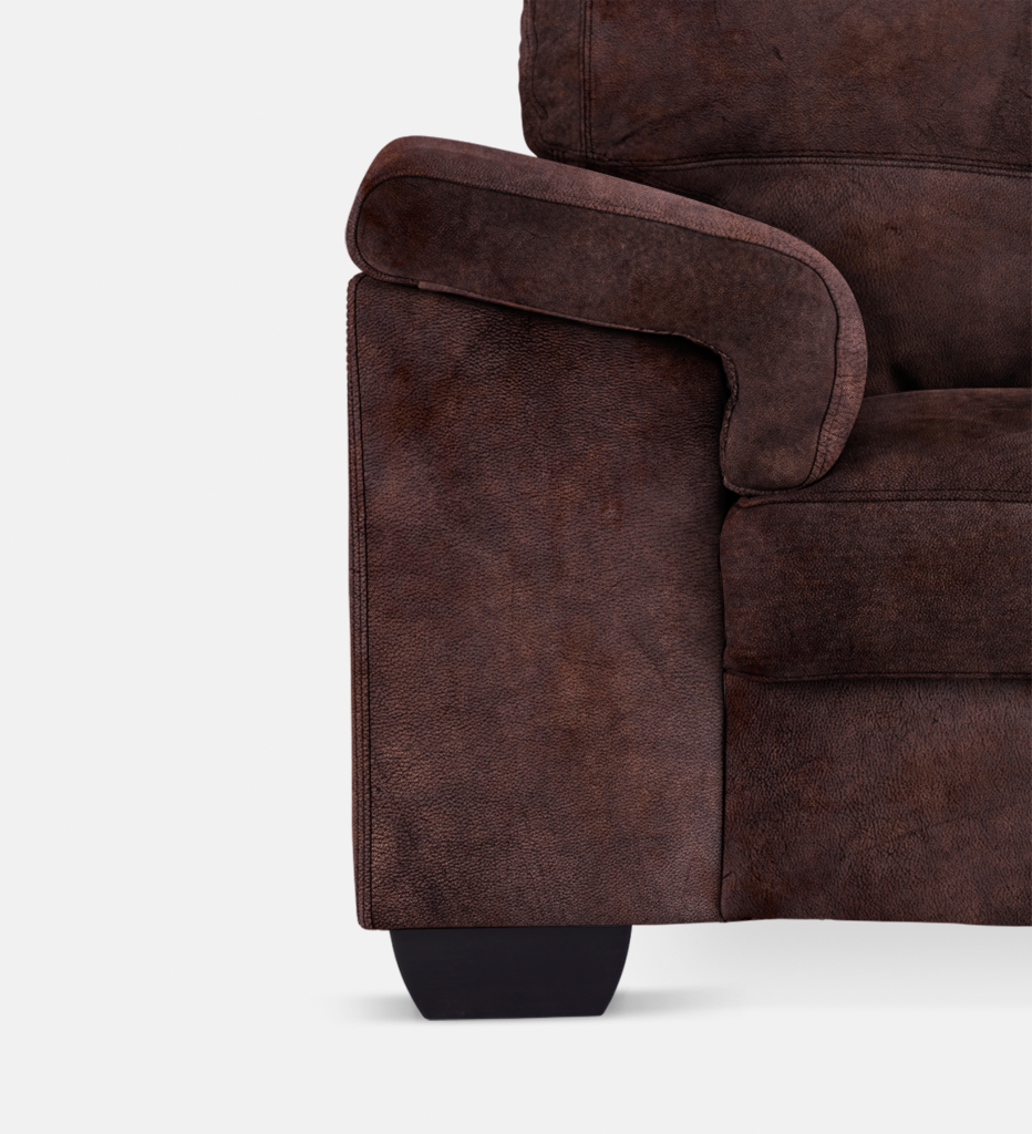 Breen Leather Slouch With Daybed Right (39909)