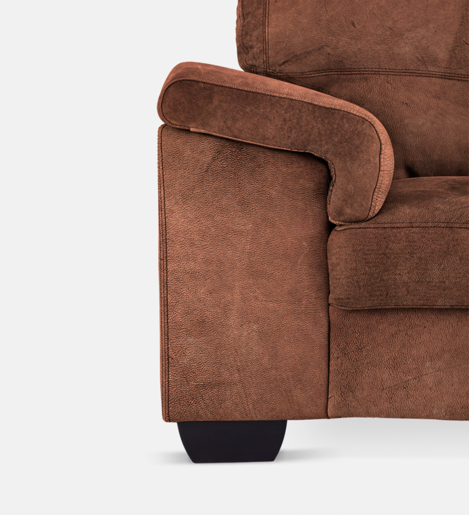 Breen Leather Slouch With Daybed Right (39917)