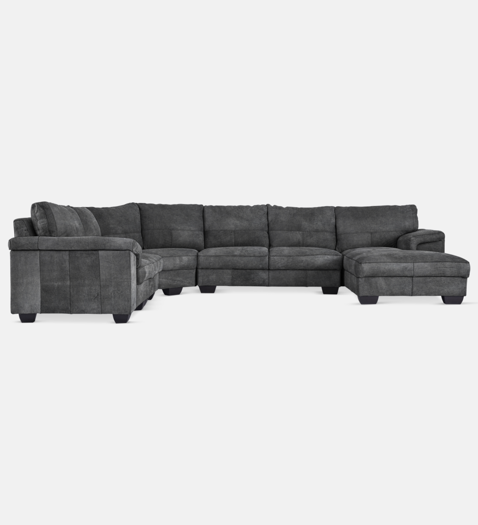 Breen Leather Slouch With Daybed Right (39768)
