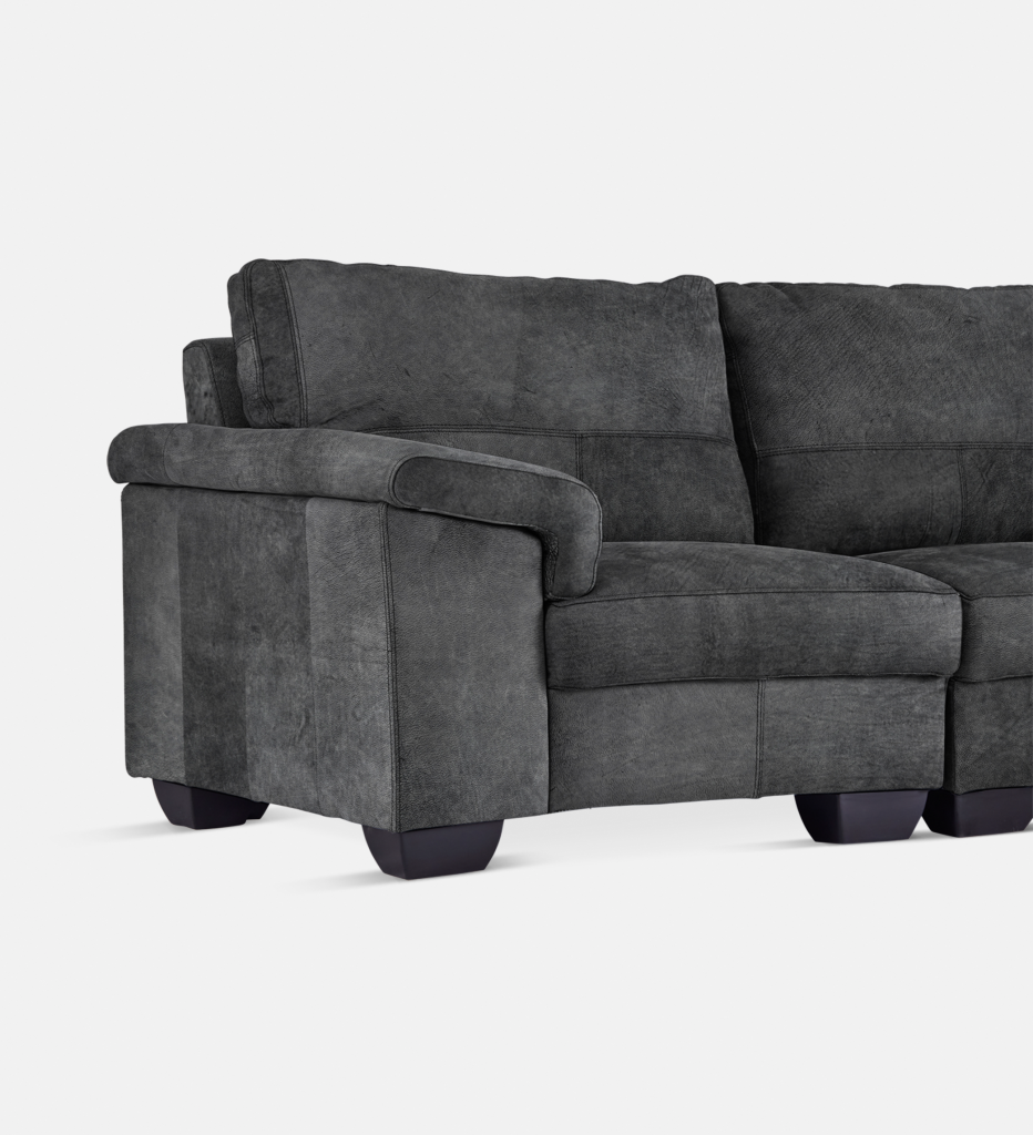 Breen Leather Slouch With Daybed Right (40913)