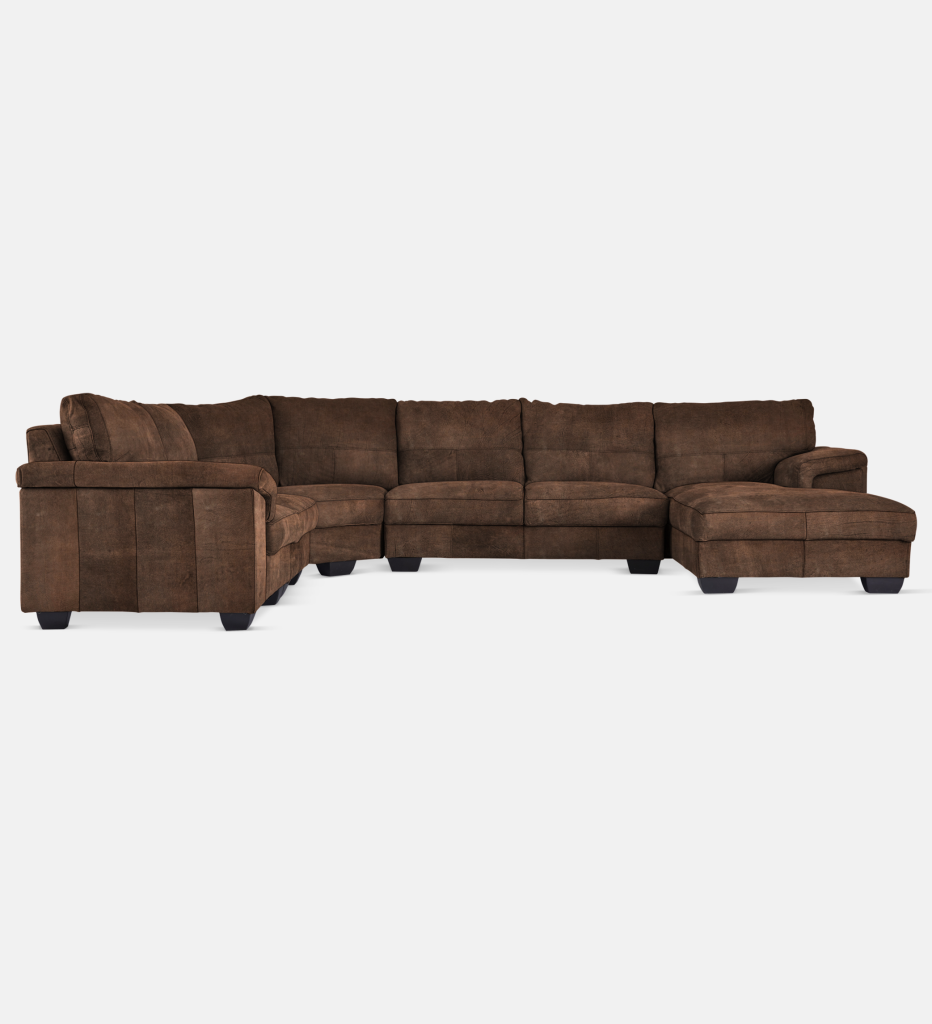 Breen Leather Slouch With Daybed Right (39769)
