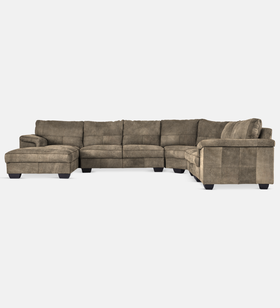 Breen Leather Slouch With Daybed Left (40135)