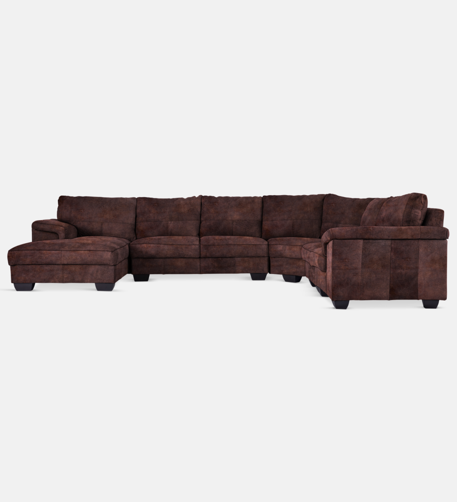 Breen Leather Slouch With Daybed Left (40137)