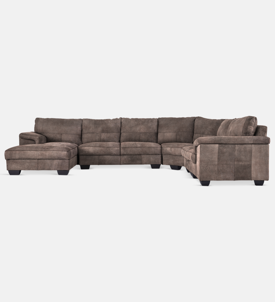 Breen Leather Slouch With Daybed Left (40139)
