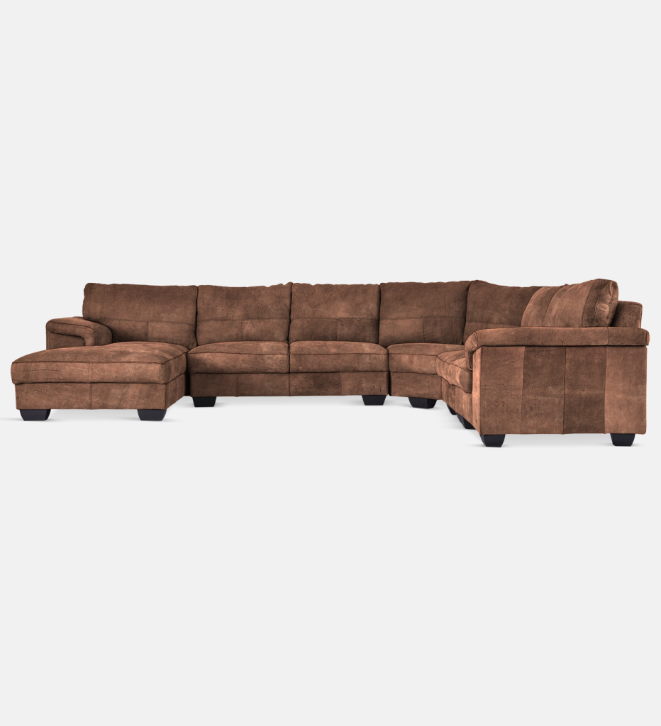 Breen Leather Slouch With Daybed Left (40140)
