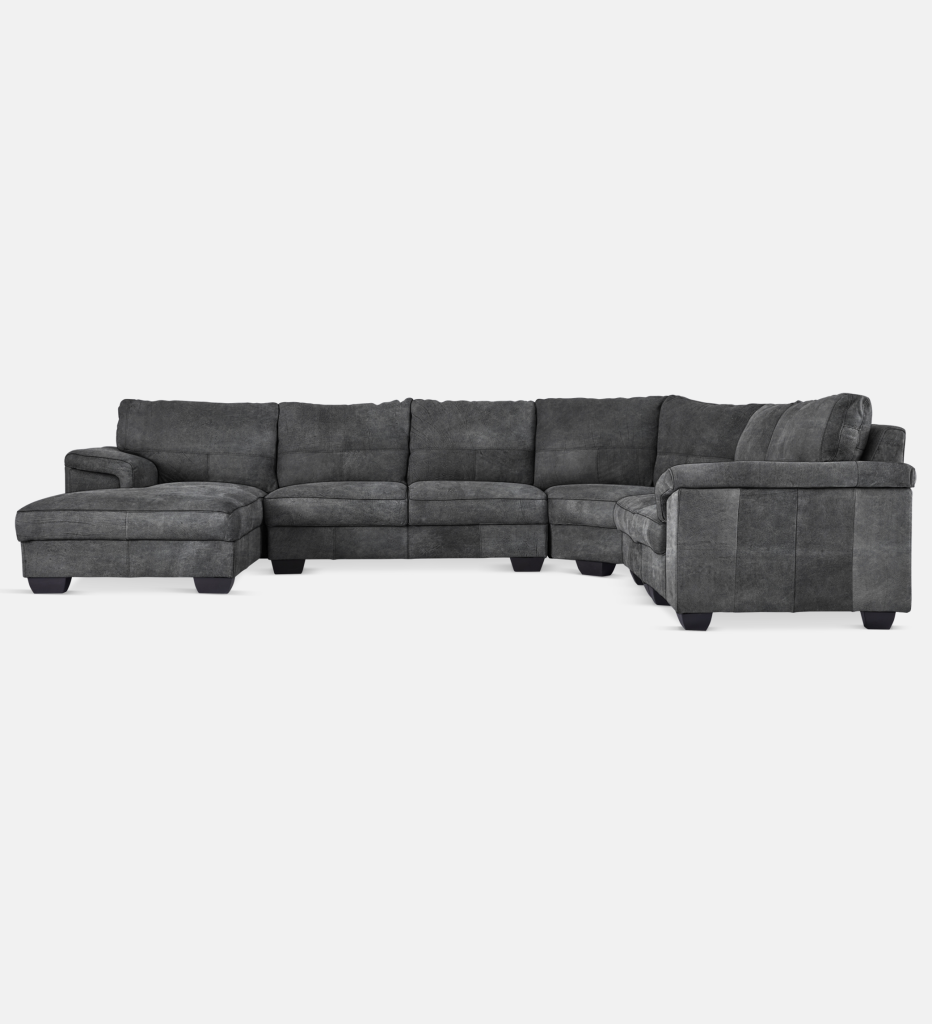 Breen Leather Slouch With Daybed Left (40141)