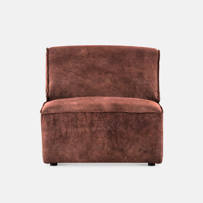 Congo Leather Modular Couch - 1 Seater