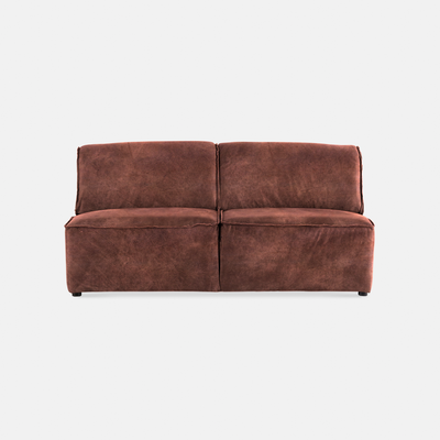 Congo Leather Modular Couch - 2 Seater piece