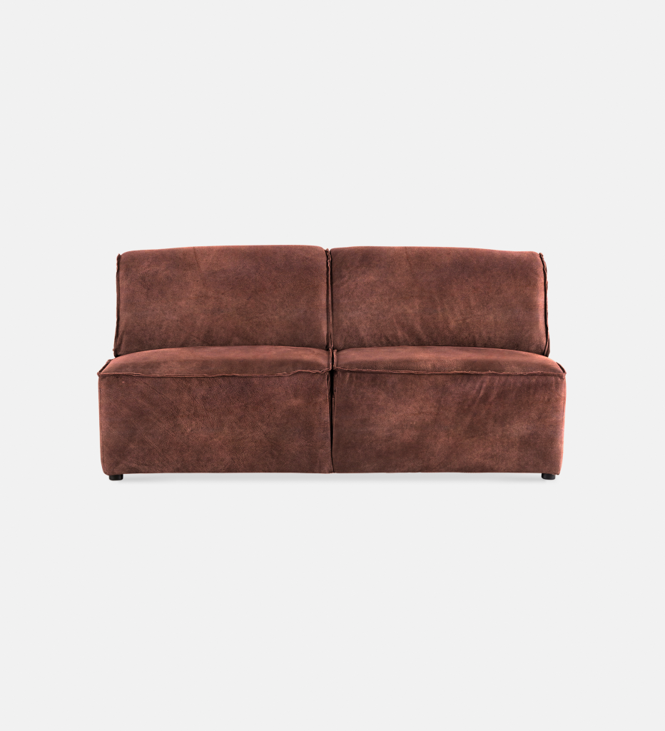 Congo Leather Modular 2 Seater (51577)