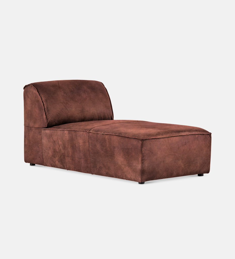 Congo Leather Modular Daybed Piece (51445)