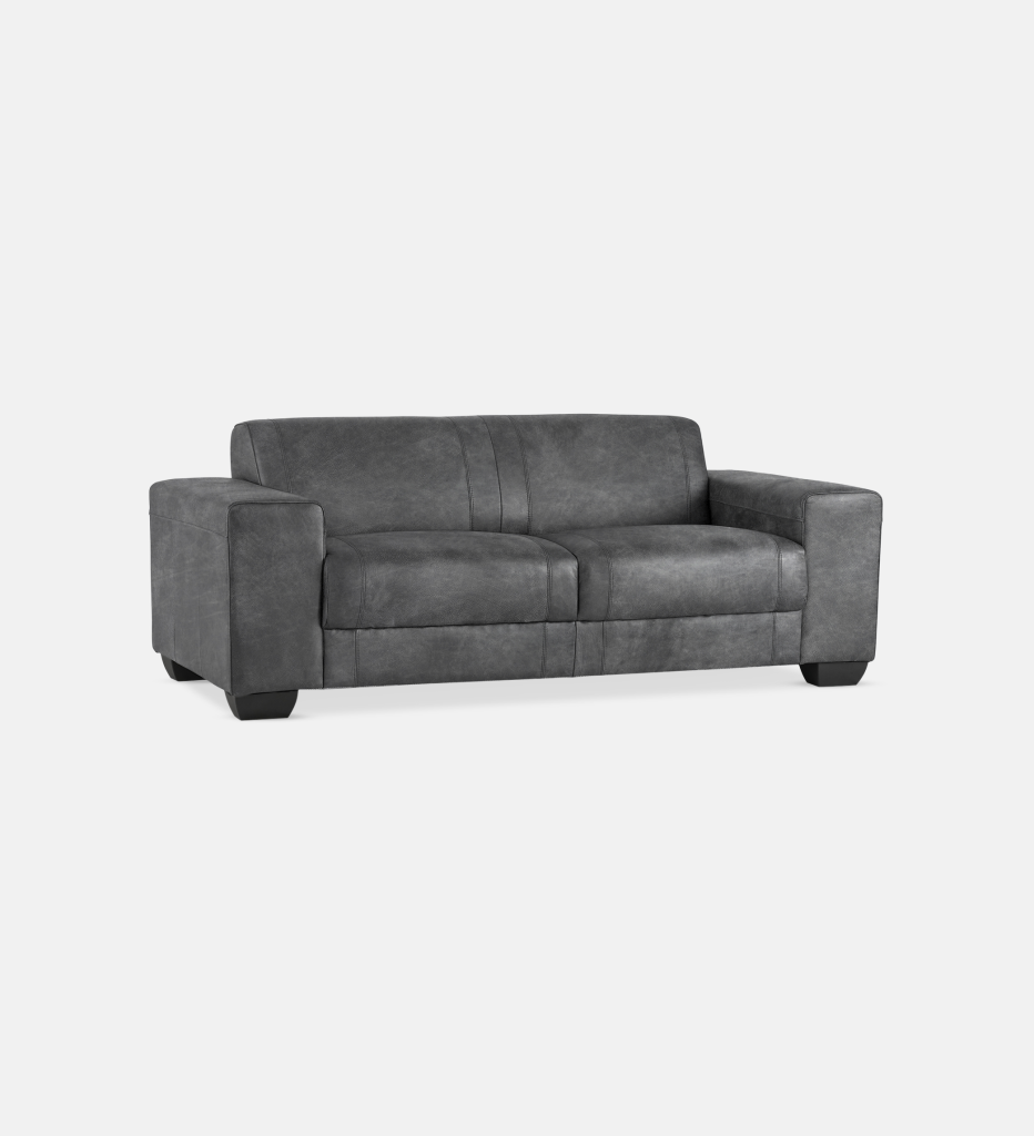Terry Leather 2 Seater Couch (16090)