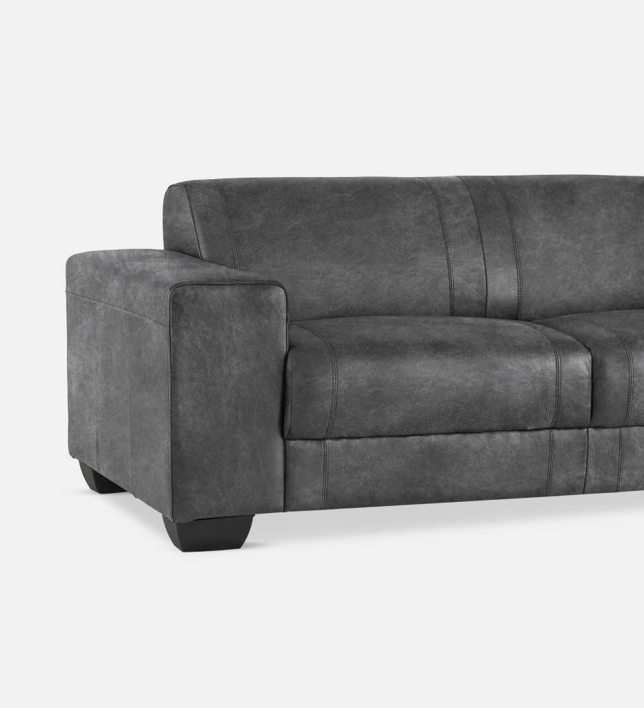 Terry Leather 2 Seater Couch (16091)