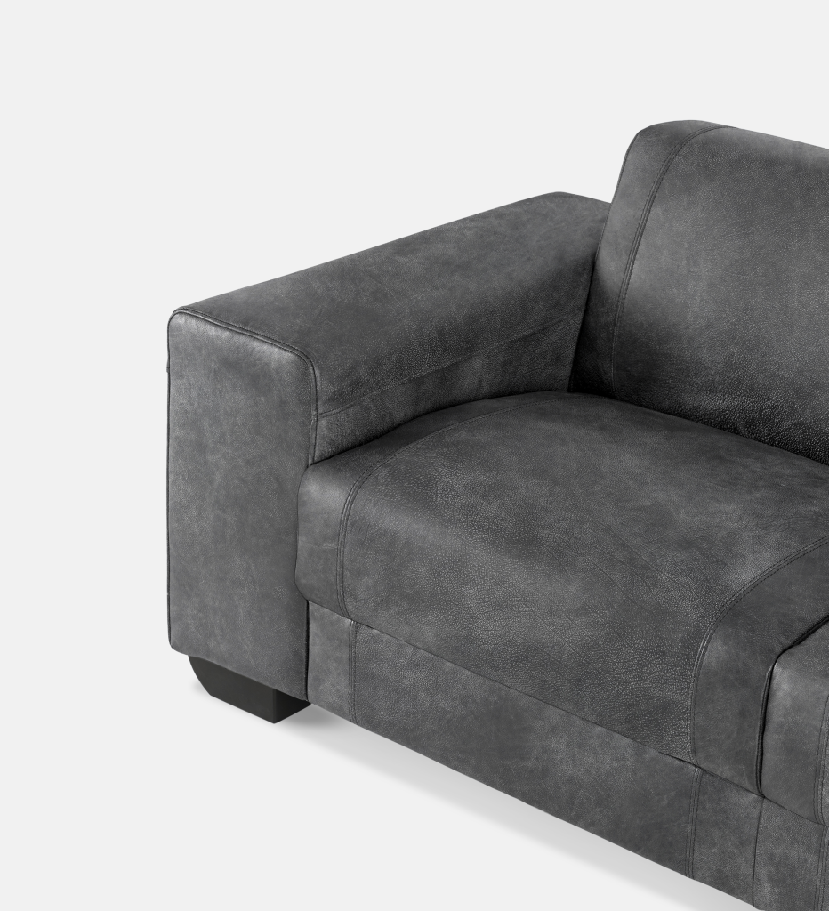 Terry Leather 2 Seater Couch (16092)