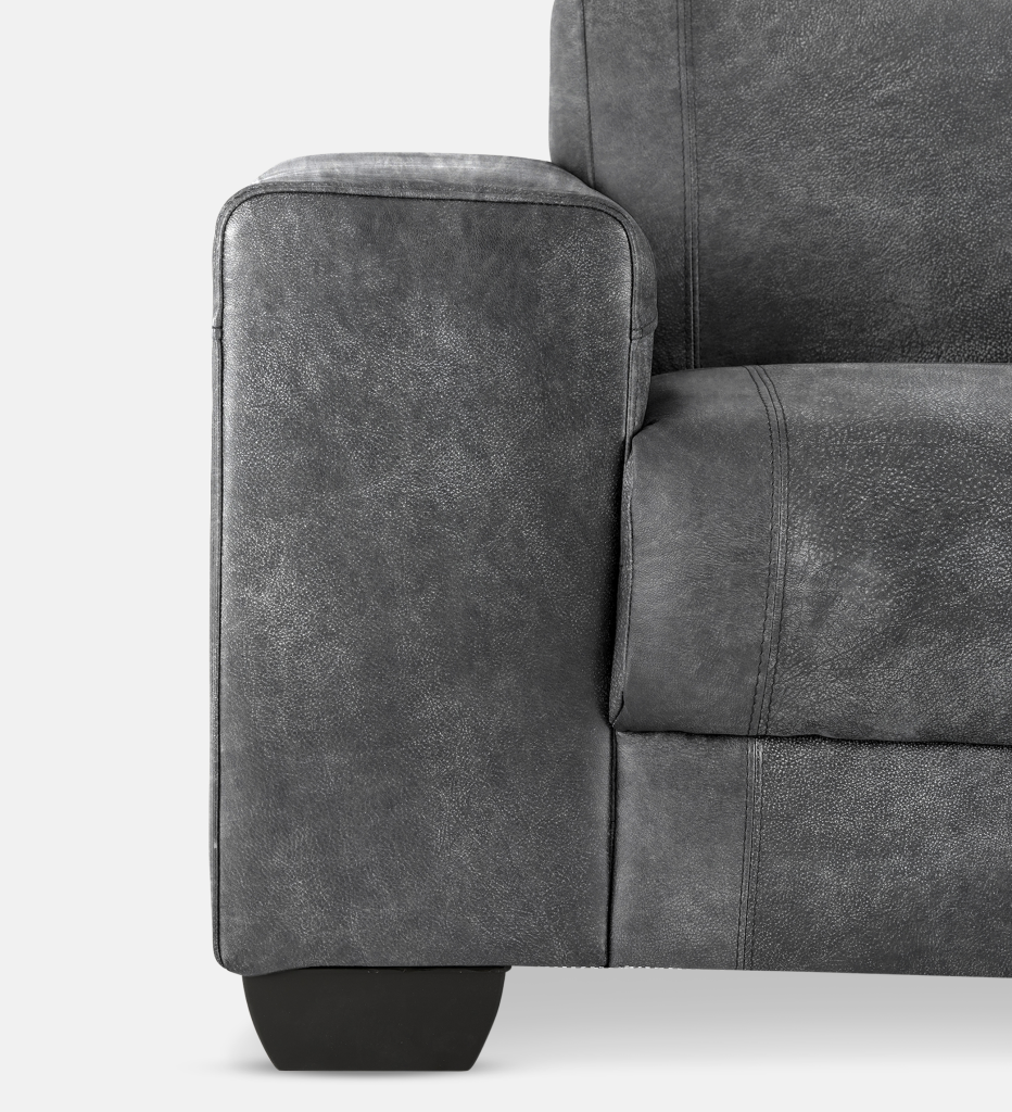 Terry Leather 2 Seater Couch (16093)