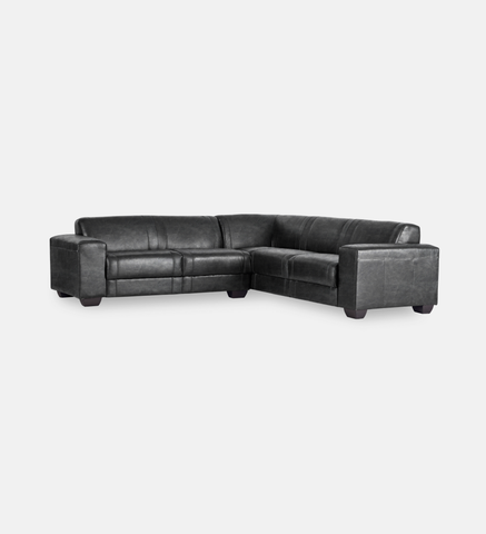 Terry Leather Corner Couch