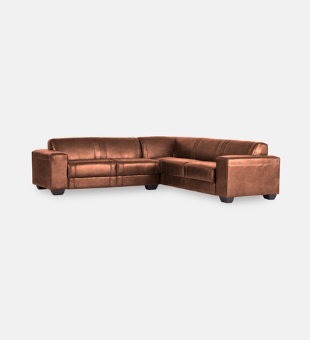 Terry Leather Corner Couch