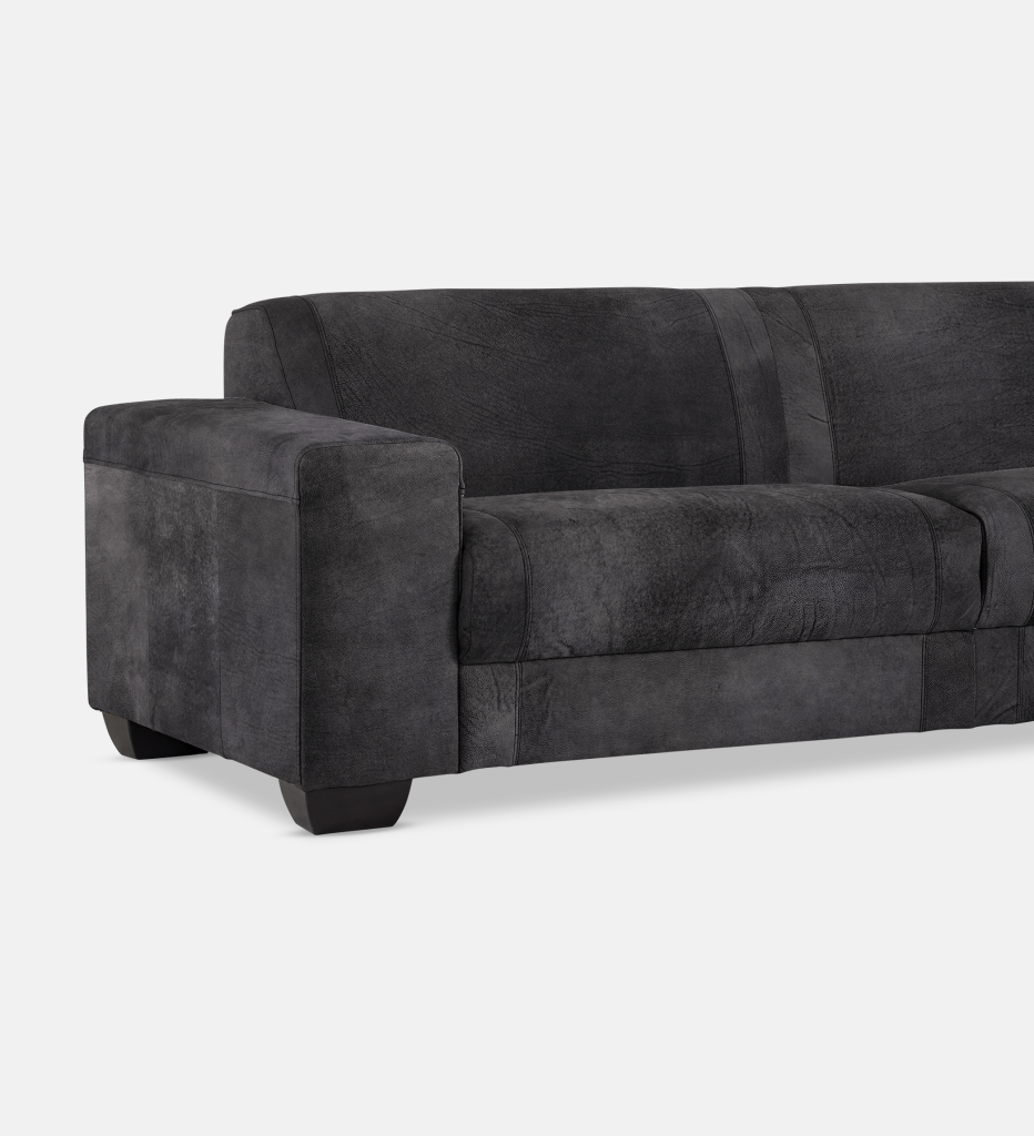 Terry Leather 3 Seater Couch (18335)