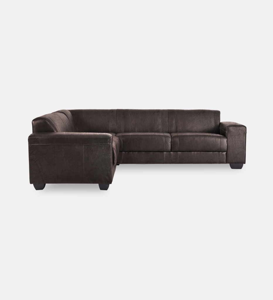Terry Leather Corner Couch (19715)