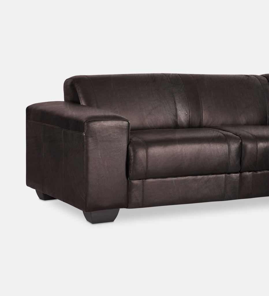 Terry Leather Corner Couch (19718)