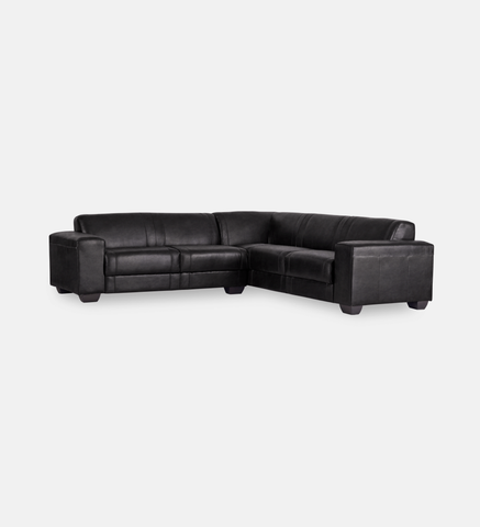 Terry Leather Corner Couch