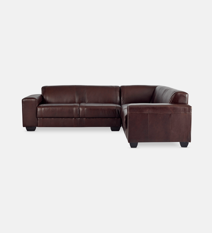 Terry Leather Corner Couch