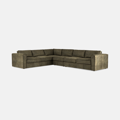 Rosco Upholstered Full Corner Couch Left