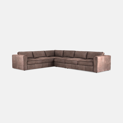 Rosco Upholstered Full Corner Couch Left