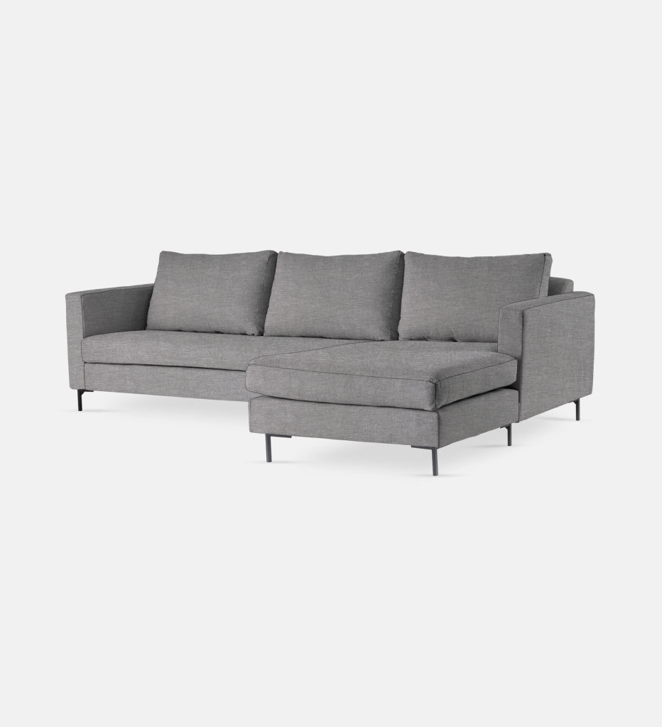 Sami Fully Upholstered Slouch Right Metal Leg (24413)