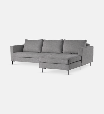 Sami Upholstered Slouch Right With Wooden Leg