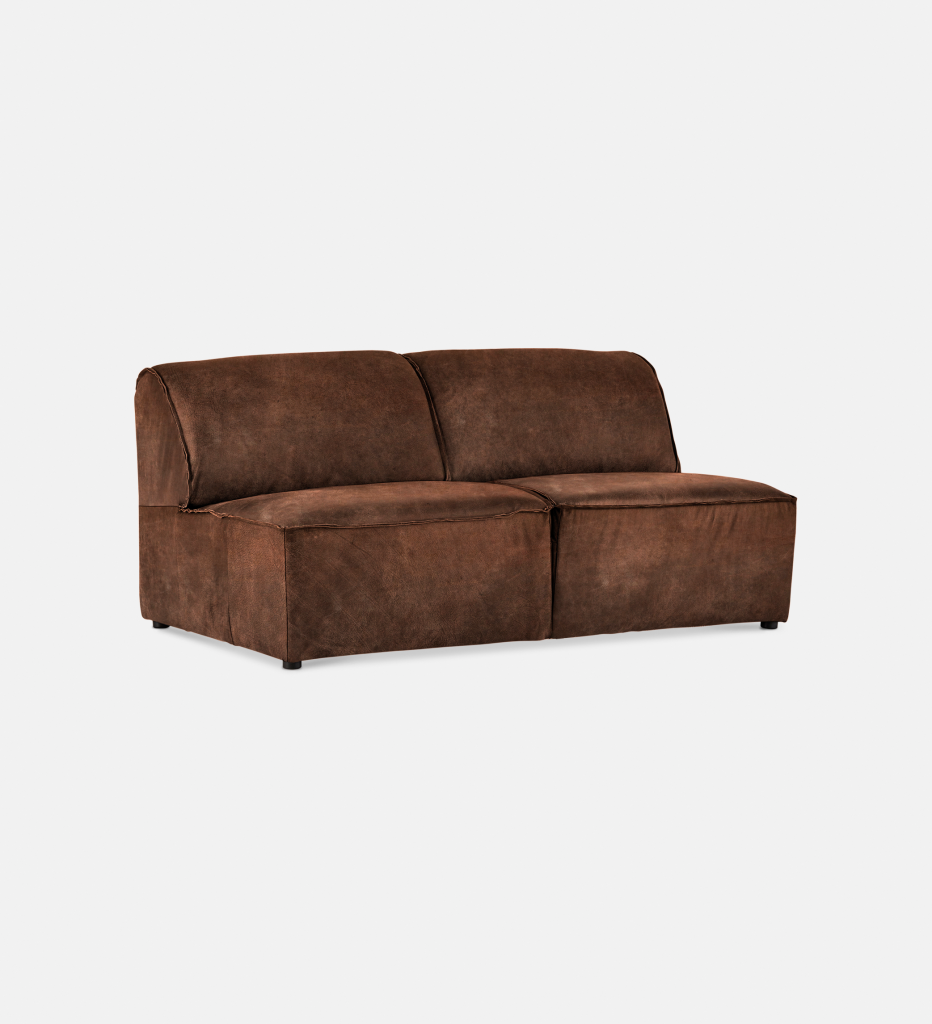 Congo Leather Modular 2 Seater (56307)