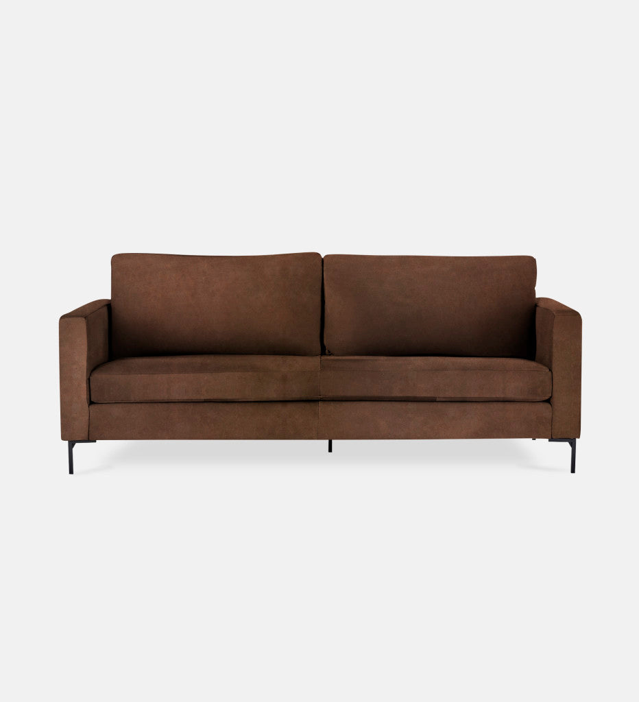Sami Leather 2 Seater Metal Leg (75771)
